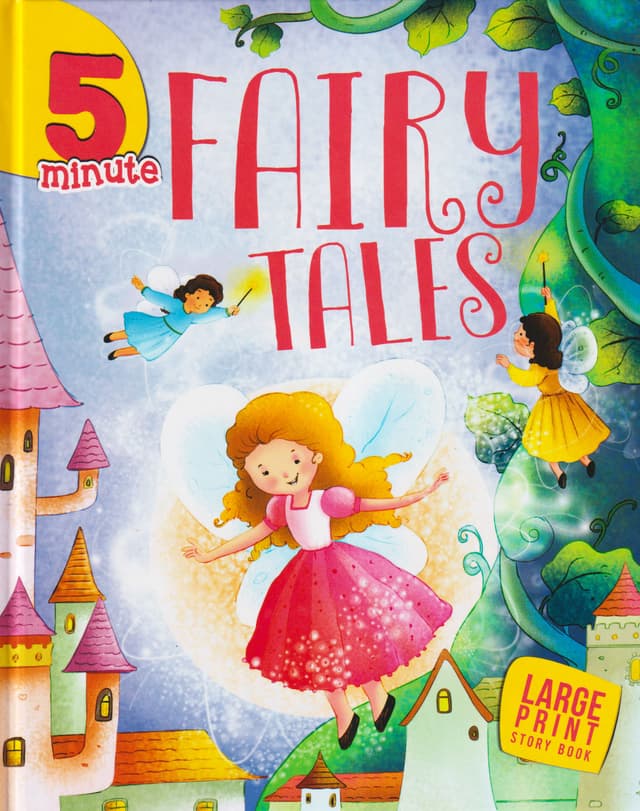 Large Print Story Book : 5 Minutes Fairy Tales (হার্ডকভার) | Large Print Story Book : 5 Minutes Fairy Tales (Hardcover)