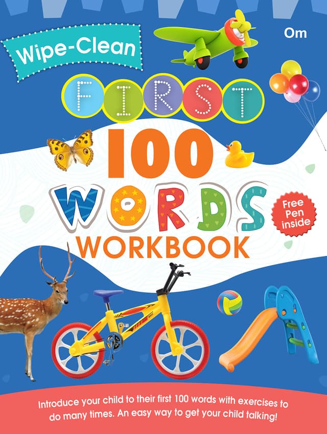 Wipe Clean : First 100 Words Workbook (পেপারব্যাক) | Wipe Clean : First 100 Words Workbook (Paperback)