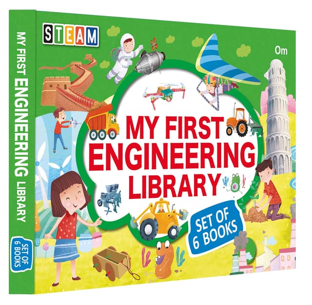 My First Engineering Library Set of 6 Books (পেপারব্যাক) | My First Engineering Library Set of 6 Books (Paperback)