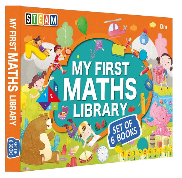 My First Maths Library Set of 6 Books (পেপারব্যাক) | My First Maths Library Set of 6 Books (Paperback)