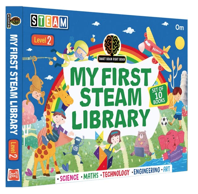 My First Steam Library Set of 10 Books Level 2 (পেপারব্যাক) | My First Steam Library Set of 10 Books Level 2 (Paperback)