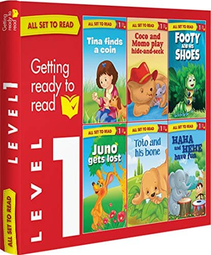 All set to Read Level 1 Assisted reading with small sentences and pictures (পেপারব্যাক) | All set to Read Level 1 Assisted reading with small sentences and pictures (Paperback)