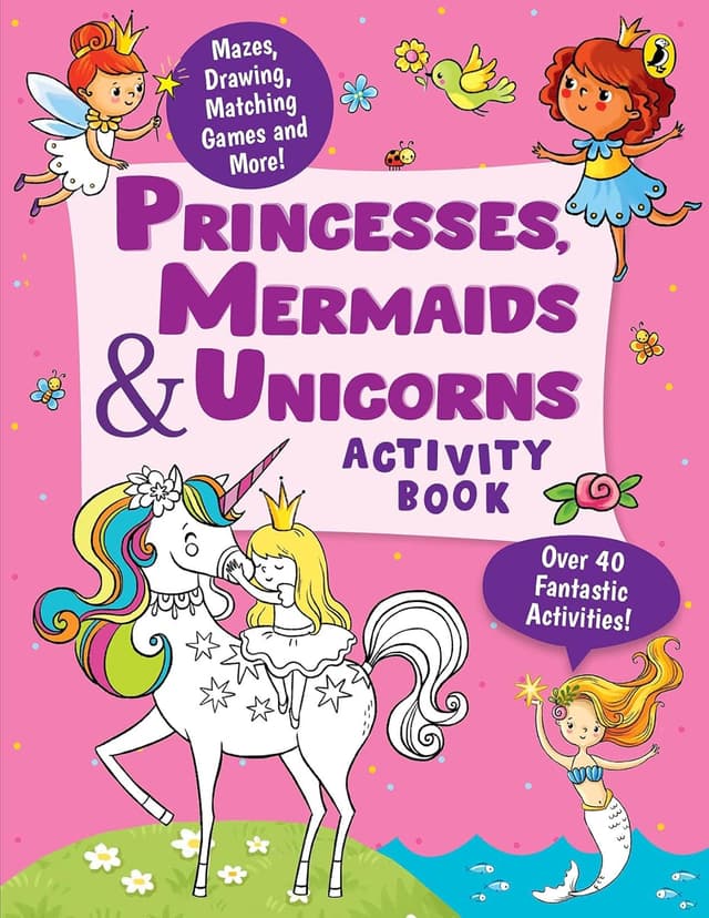 Princesses, Mermaids and Unicorns Activity Book (পেপারব্যাক) | Princesses, Mermaids and Unicorns Activity Book (Paperback)