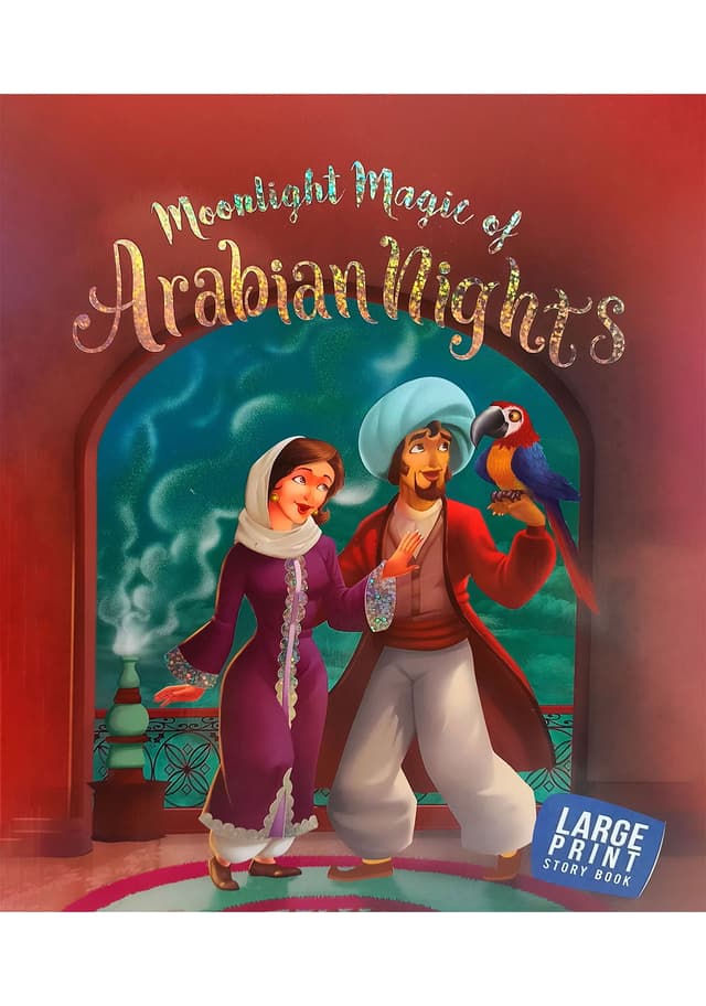 Moonlight Magic of Arabian Nights : Large Print (হার্ডকভার) | Moonlight Magic of Arabian Nights : Large Print (Hardcover)