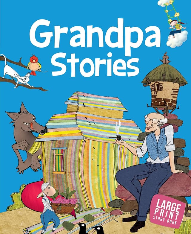 GRANDPA STORIES (Large Print Story Book) (পেপারব্যাক) | GRANDPA STORIES (Large Print Story Book)	 (Paperback)