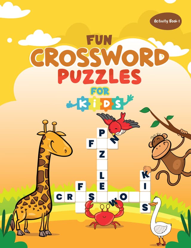 FUN CROSSWORD PUZZLES FOR KIDS (পেপারব্যাক) | FUN CROSSWORD PUZZLES FOR KIDS (Paperback)