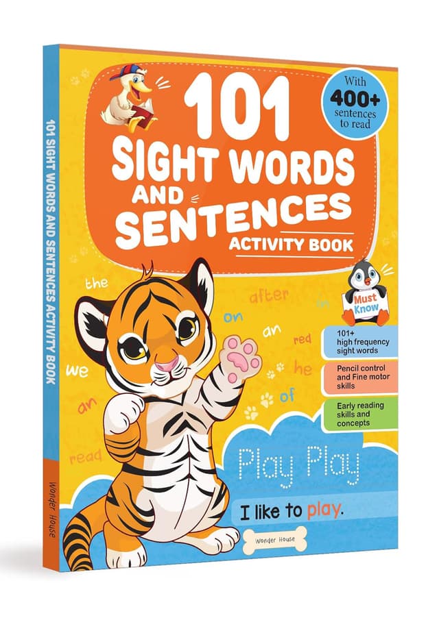 101 Sight Words And Sentences Activity Book (পেপারব্যাক) | 101 Sight Words And Sentences Activity Book (Paperback)
