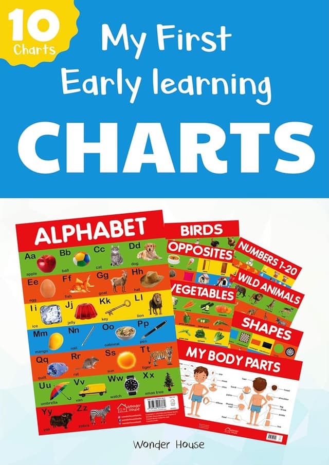 My First Early Learning Charts 10 Charts (পেপারব্যাক) | My First Early Learning Charts 10 Charts (Paperback)