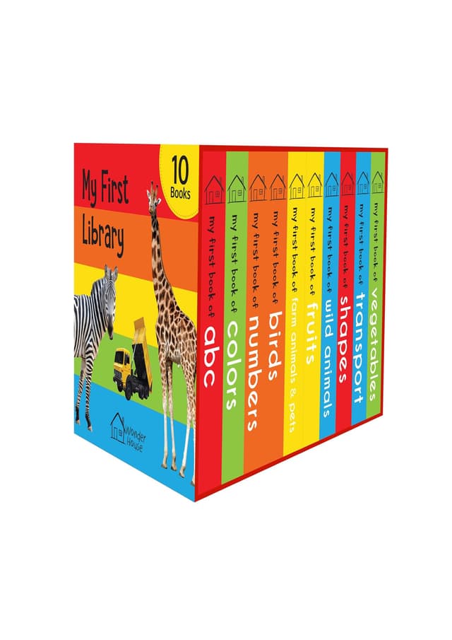 My First Library Boxset of 10 Board Books for Kids (পেপারব্যাক) | My First Library Boxset of 10 Board Books for Kids (Paperback)