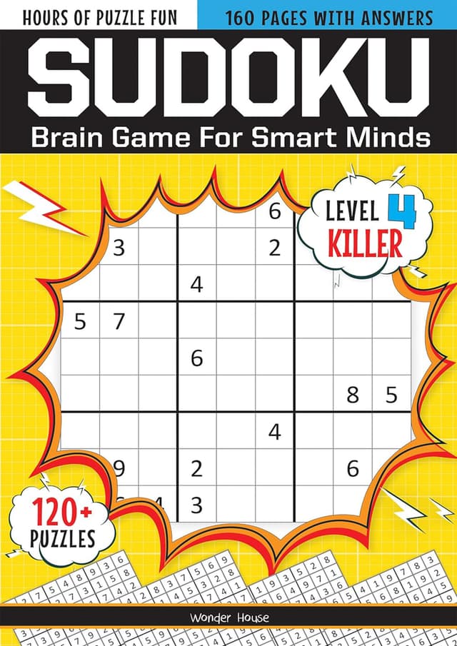 Sudoku - Brain Games For Smart Minds Level 4 Killer (পেপারব্যাক) | Sudoku - Brain Games For Smart Minds Level 4 Killer (Paperback)