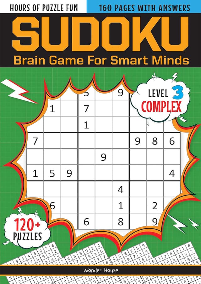 Sudoku - Brain Games For Smart Minds Level 3 Complex (পেপারব্যাক) | Sudoku - Brain Games For Smart Minds Level 3 Complex (Paperback)