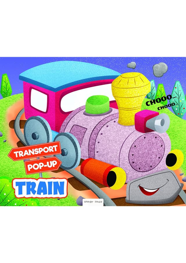 Pop-up Transport - Train (হার্ডকভার) | Pop-up Transport - Train (Hardcover)
