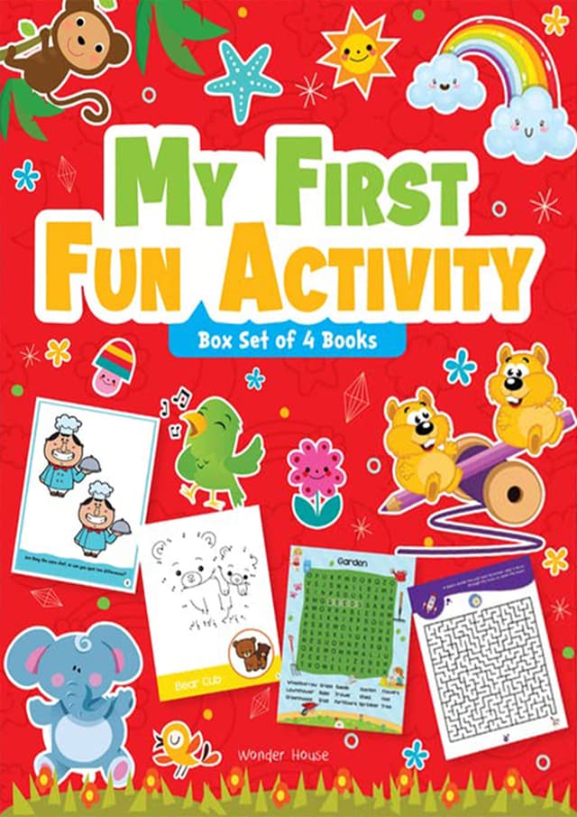 My First Fun Activity Boxset of 4 Books (পেপারব্যাক) | My First Fun Activity Boxset of 4 Books (Paperback)