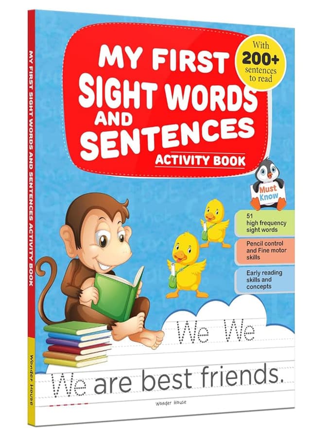 My First Sight Words And Sentences: Activity Book For Children (পেপারব্যাক) | My First Sight Words And Sentences: Activity Book For Children (Paperback)