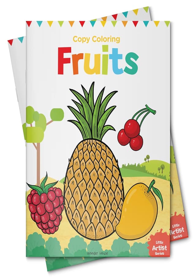 Copy Coloring Fruits (হার্ডকভার) | Copy Coloring Fruits (Hardcover)
