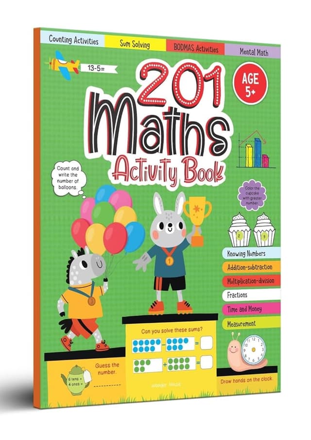201 Maths Activity Book (পেপারব্যাক) | 201 Maths Activity Book (Paperback)