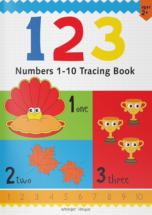 123 - Numbers 1-10 Tracing Book (পেপারব্যাক) | 123 - Numbers 1-10 Tracing Book (Paperback)