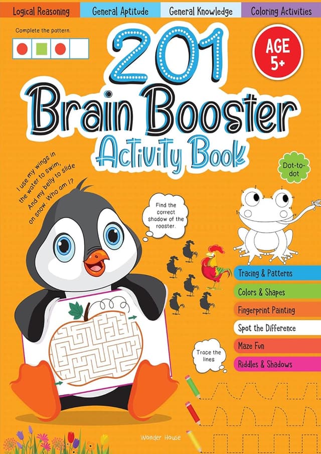 201 Brain Booster Activity Book (পেপারব্যাক) | 201 Brain Booster Activity Book (Paperback)