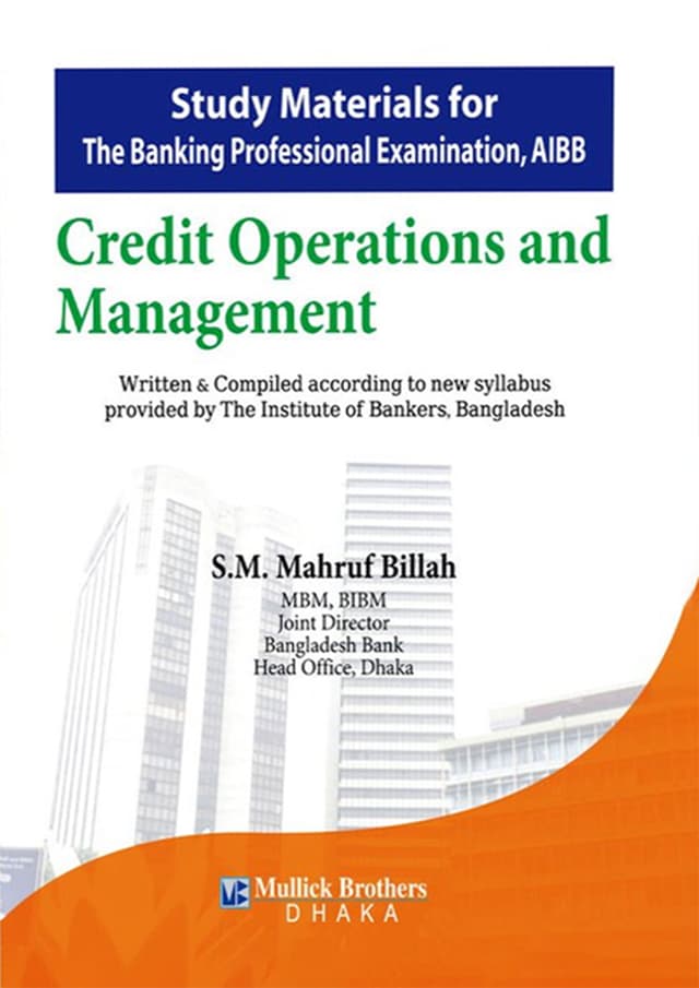 Credit Operations and Management (পেপারব্যাক) | Credit Operations and Management (Paperback)