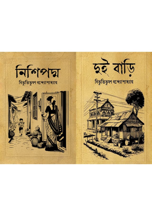 নিশিপদ্ম ও দুই বাড়ি (দুইটি বই একত্রে) (হার্ডকভার) | Nishipodma And Dui Bari (Two Books Together) (Hardcover)