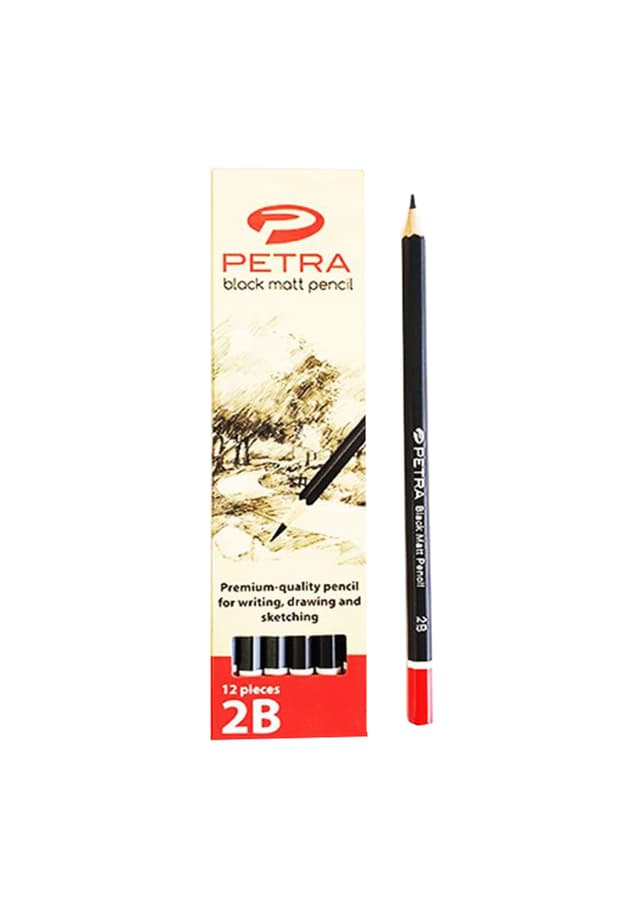 Petra Black Matt Pencil HB Per Each (PBMP00HB) | 