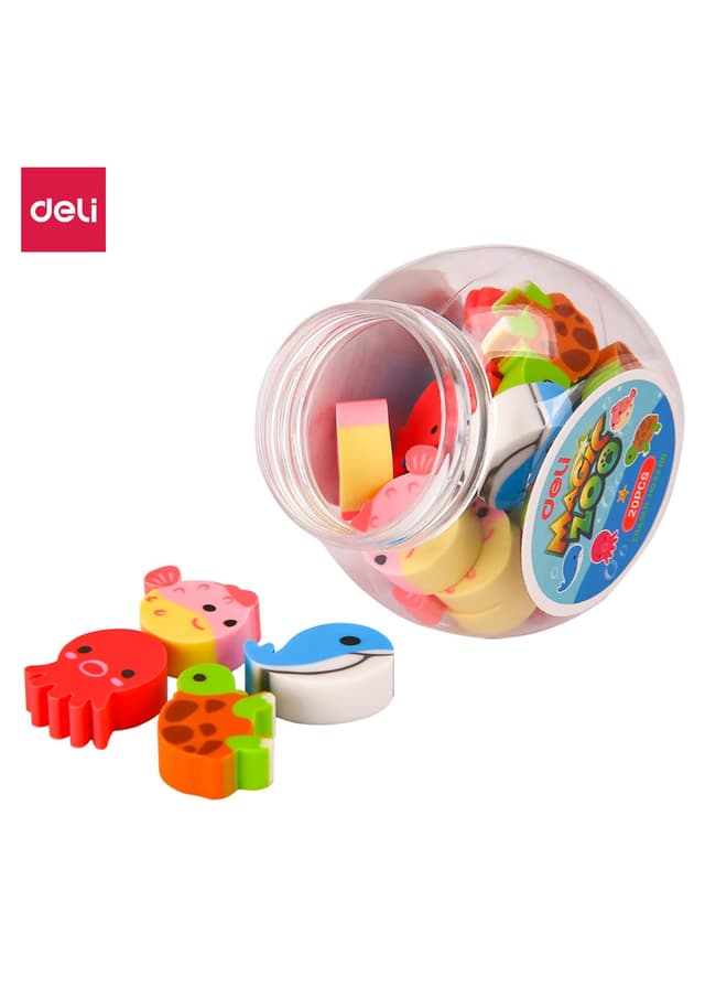 Deli Magic Zoo Eraser (H03206) - 1 Pc | 