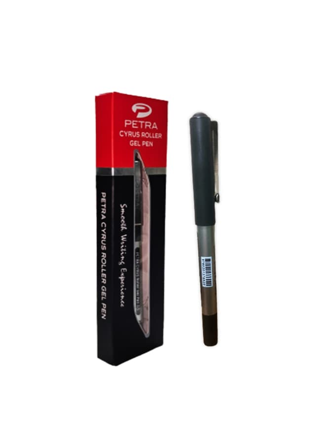 Petra Cyrus Roller Gel Pen Black-PCRGP05BK | 