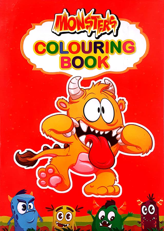 Monsters Colouring Book (পেপারব্যাক) | Monsters Colouring Book (Paperback)