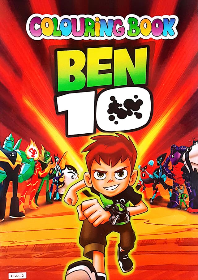 Colouring Book Ben 10 (Code-12) (পেপারব্যাক) | Colouring Book Ben 10 (Code-12) (Paperback)