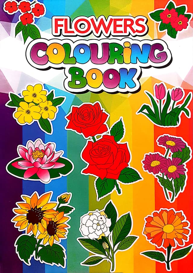 Flowers Colouring Book (পেপারব্যাক) | Flowers Colouring Book (Paperback)