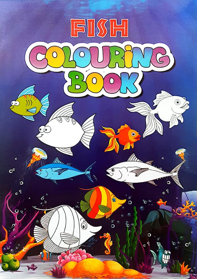 Fish Colouring Book (পেপারব্যাক) | Fish Colouring Book (Paperback)