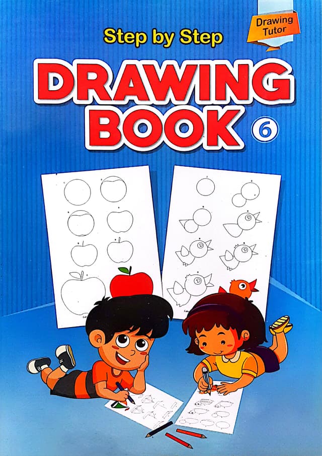 Step by Step Drawing Book 6 (পেপারব্যাক) | Step by Step Drawing Book 6 (Paperback)
