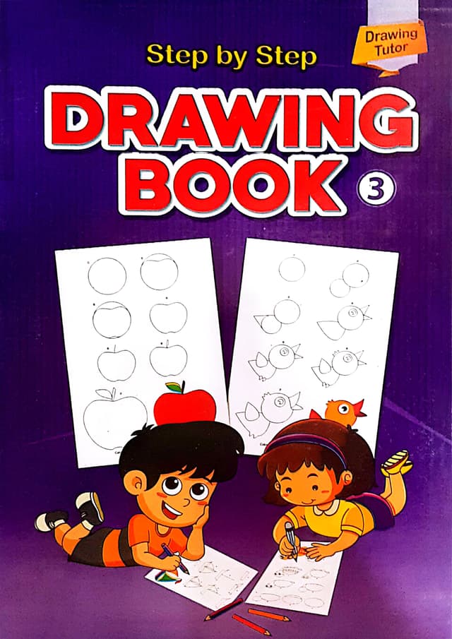 Step by Step Drawing Book 3 (পেপারব্যাক) | Step by Step Drawing Book 3 (Paperback)