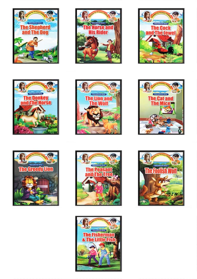 Suitable for Primary Children-Educational story Series (Ten Books Together) (পেপারব্যাক) | Suitable for Primary Children-Educational story Series (Ten Books Together) (Paperback)