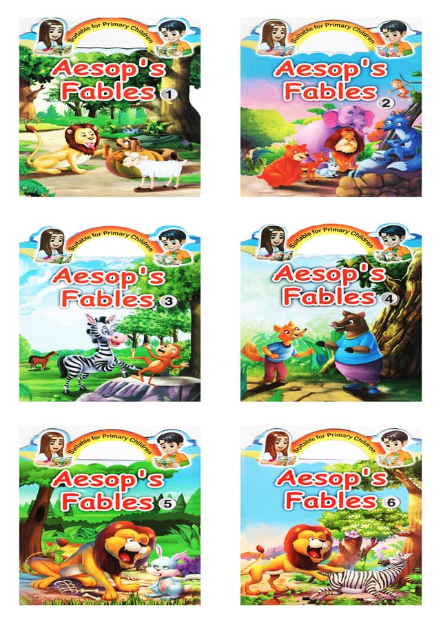 Aesop's Fables : Suitable For Primary Children Series (Six Books Together) (হার্ডকভার) | Aesop's Fables : Suitable For Primary Children Series (Six Books Together) (Hardcover)