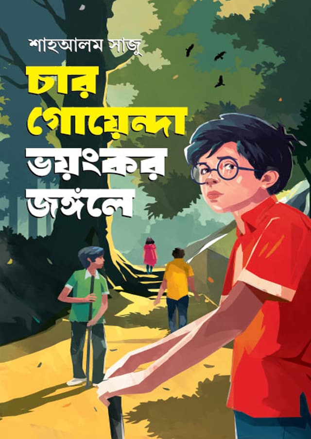 চার গোয়েন্দা ভয়ংকর জঙ্গলে (হার্ডকভার) | Char Goyenda Vhayankar Jongole (Hardcover)