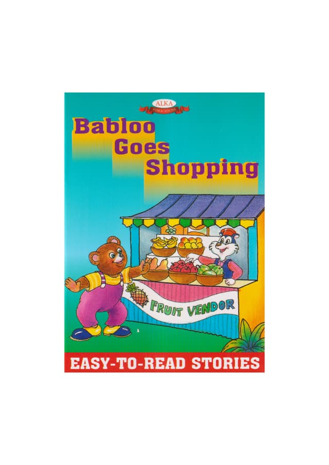 Easy-To-Read Stories : Babloo Goes Shopping (পেপারব্যাক) | Easy-To-Read Stories : Babloo Goes Shopping (Paperback)