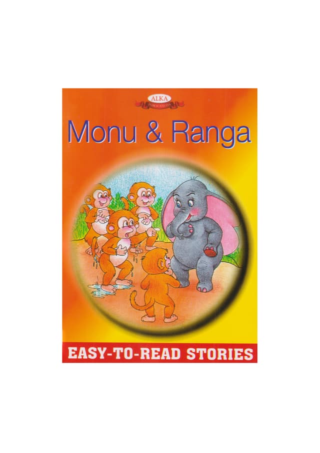 Easy-To-Read Stories : Monu & Ranga (পেপারব্যাক) | Easy-To-Read Stories : Monu & Ranga (Paperback)