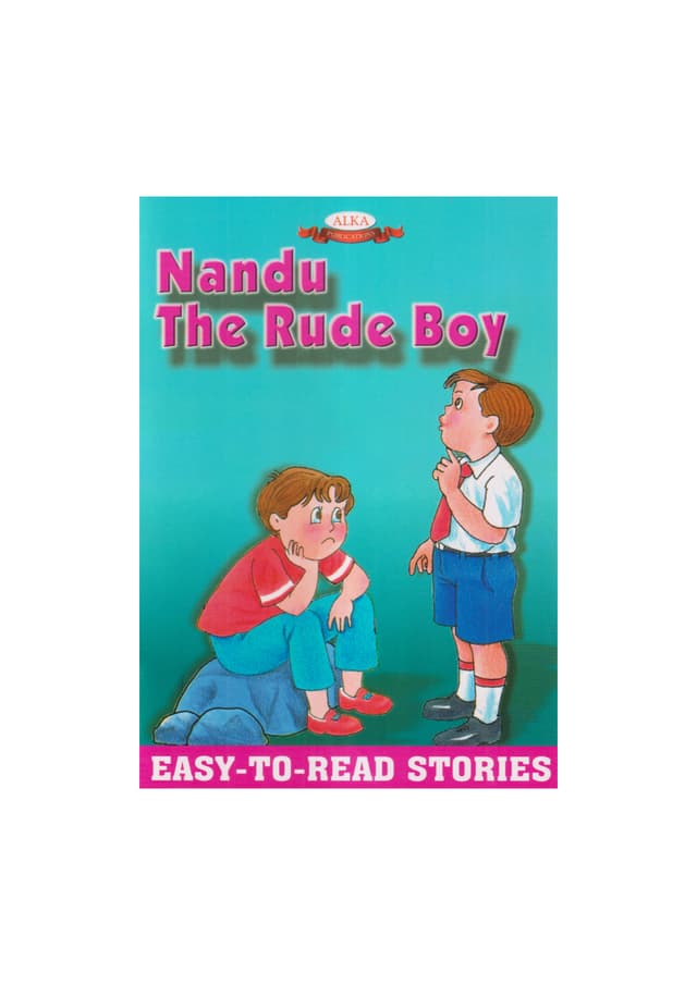 Easy-To-Read Stories : Nandu The Rude Boy (পেপারব্যাক) | Easy-To-Read Stories : Nandu The Rude Boy (Paperback)