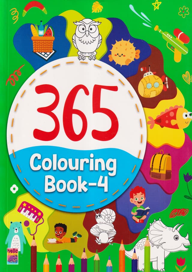 365 Colouring Book -4 (পেপারব্যাক) | 365 Colouring Book -4 (Paperback)