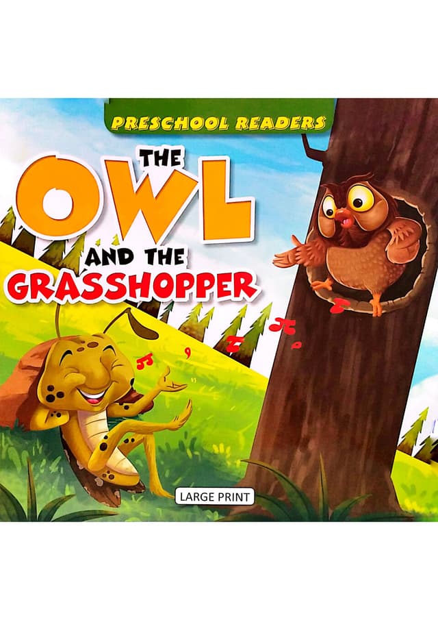 Preschool Readers: The Owl And The Grasshopper (পেপারব্যাক) | Preschool Readers: The Owl And The Grasshopper (Paperback)