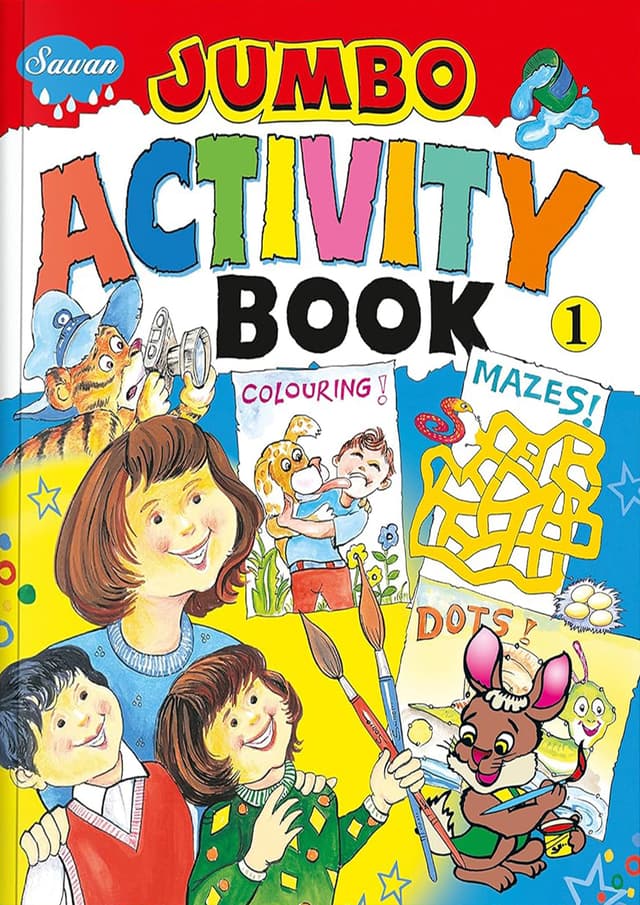 Jumbo Activity Book -1 (পেপারব্যাক) | Jumbo Activity Book -1 (Paperback)