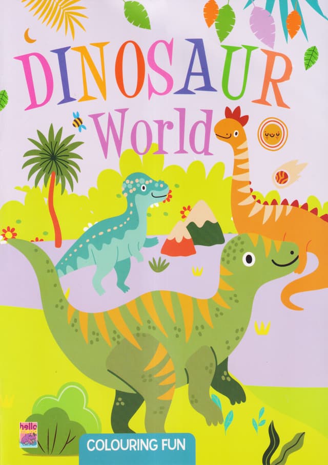 Dinosaur World Coluring Fun (পেপারব্যাক) | Dinosaur World Coluring Fun (Paperback)