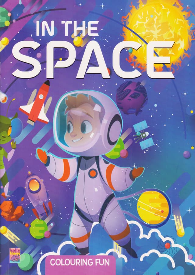 In The Space Colouring Fun (পেপারব্যাক) | In The Space Colouring Fun (Paperback)