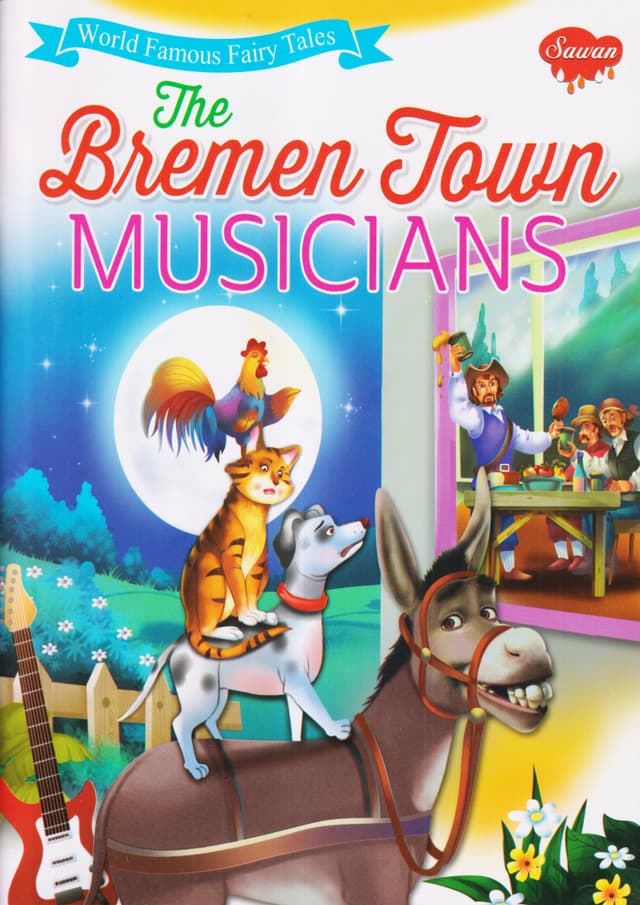 World Famous Fairy Tales: The Bremen Town Musicians (পেপারব্যাক) | World Famous Fairy Tales: The Bremen Town Musicians (Paperback)