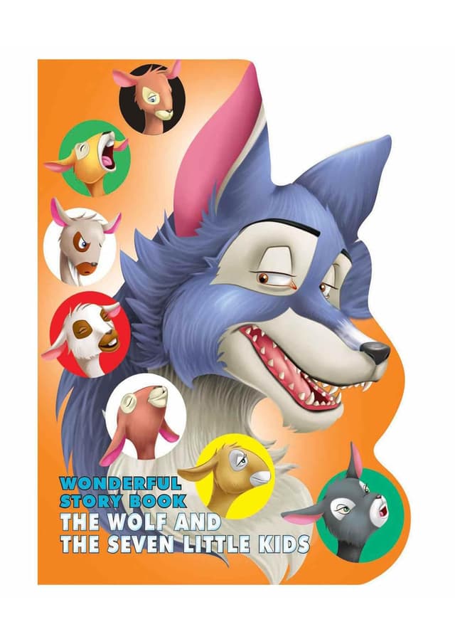 Wonderful Story Book The Wolf and The Seven Little Kids (পেপারব্যাক) | Wonderful Story Book The Wolf and The Seven Little Kids (Paperback)