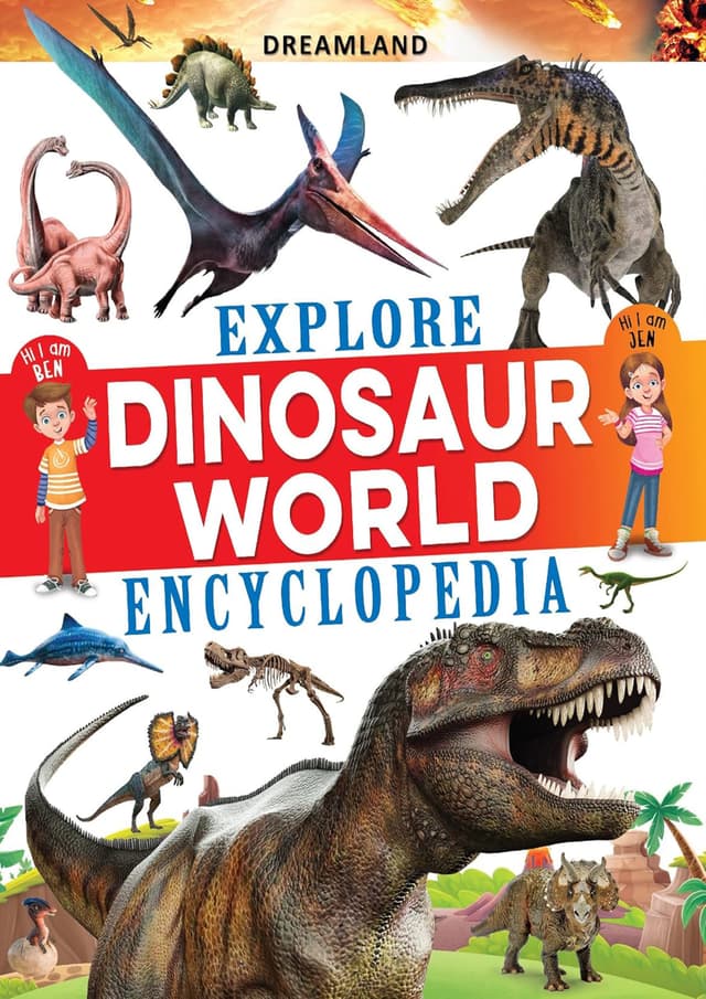 Dreamland Explore Dinosaur World Encyclopedia (পেপারব্যাক) | Dreamland Explore Dinosaur World Encyclopedia (Paperback)