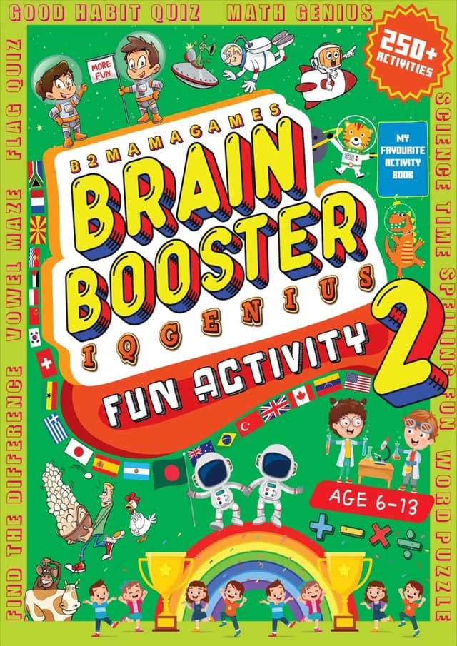 Brain Booster Fun Activity 2 (পেপারব্যাক) | Brain Booster Fun Activity 2 (Paperback)