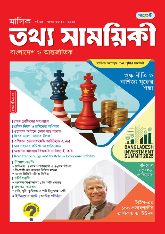 মাসিক তথ্য সাময়িকী – মে ২০২৫ (পেপারব্যাক) | Monthly Tattha Samoyikee – May 2025 (Paperback)