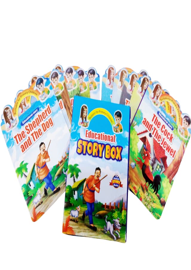 Educational Story Box 10 Books Together (হার্ডকভার) | Educational Story Box 10 Books Together (Hardcover)
